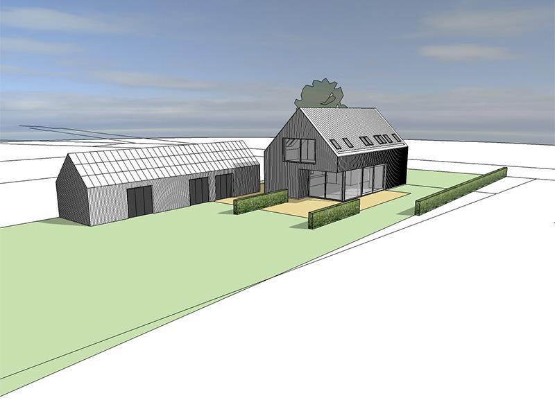 Tekening villa