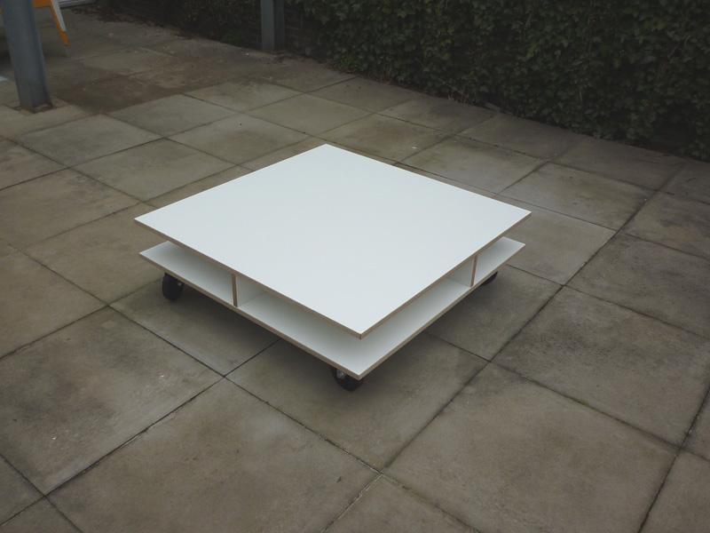 Salontafel Float serie1 Wit HPL